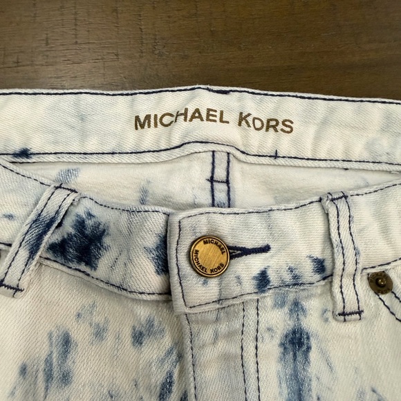 Michael Kors Tie-Dye Straight Leg Jeans - Picture 10 of 15